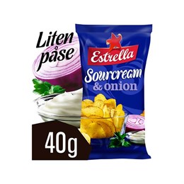 Chips Sour & Onion Estrella 40g