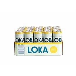 Kolsyrad vatten Loka Citron 33cl  Inkl. pant