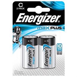 Batteri Energizer Max Plus C 2st/fp