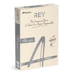 Kopieringspapper Rey Adagio A4 160g Ivory 500/pkt