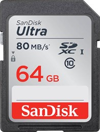 Minneskort SDXC SanDisk 64 GB