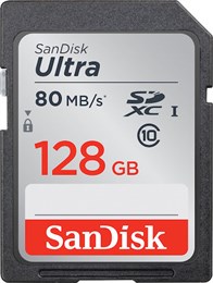Minneskort SDXC SanDisk 128 GB
