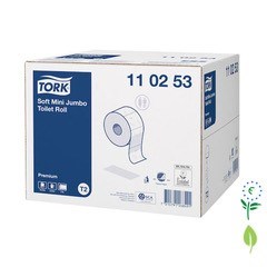 Tork Mini Jumbo Premium Toalettpapper, T2 12x170m/fp