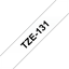 Märkband TZe131 12mm svart/klar