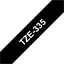 Märkband TZe335 12mm vit/svart